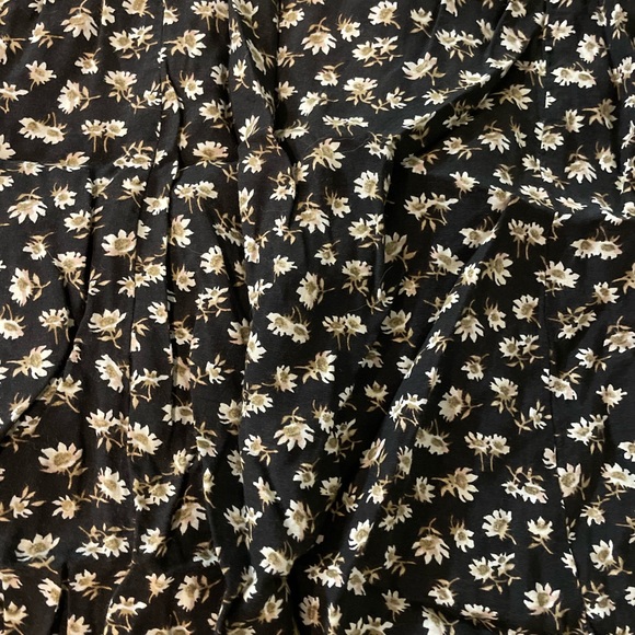 Vintage 90s All that Jazz Ditsy Floral Flowy Sun Dress Small - Picture 3 of 5